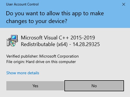 installer step 10 uac