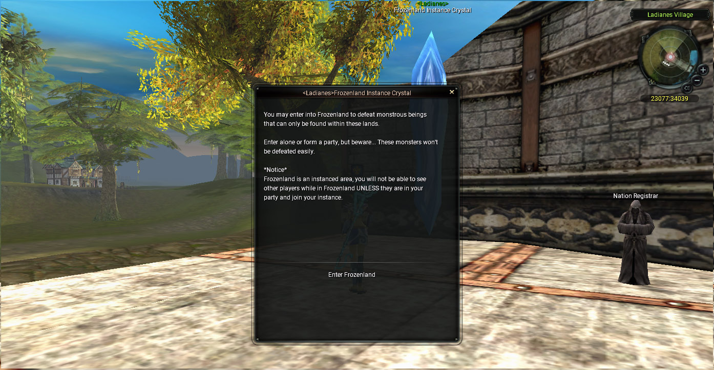 Ladianes FrozenLand Instance