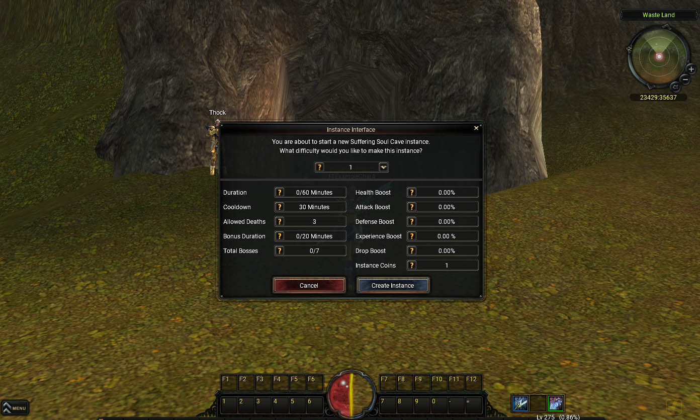 Instance Window