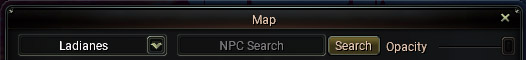 World Map Search UI